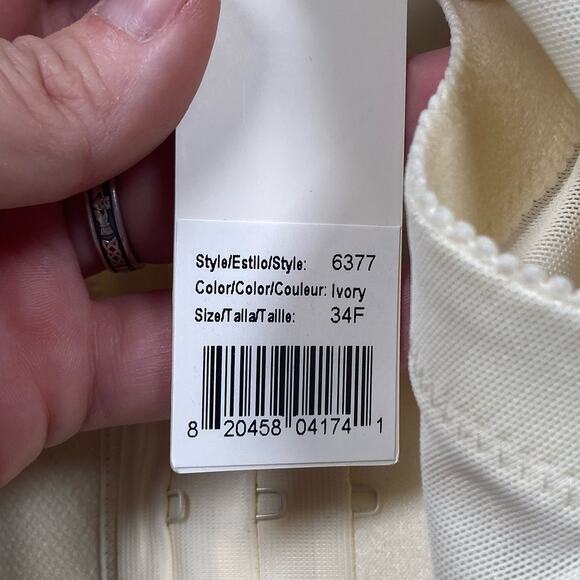 Dominique Noemi Strapless Longline Ivory Bridal Bra - Size 34F Style 6377 - Picture 5 of 5